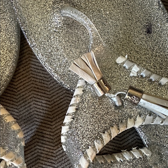 Jack Rogers- Silver Jelly Sandals - Picture 4 of 4